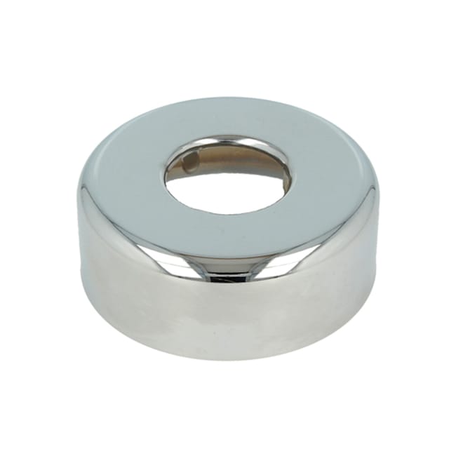 Tecuro - Siphonrosette Innen-Ø 32 mm x Außen-Ø 80 mm x Höhe 30 mm, Messing verchromt