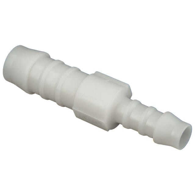 Tecuro - Schlauchverbinder reduziert ø 5 mm x ø 10 mm - Nylon weiß