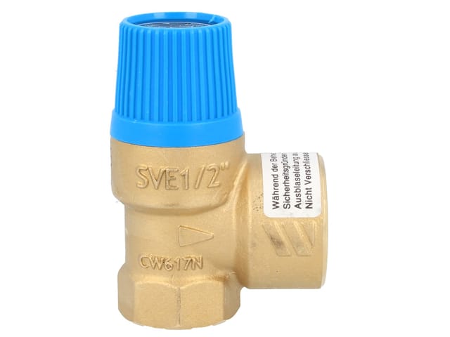Membran Sicherheitsventil Überdruckventil 1/2 Zoll - Wasser 6 bar