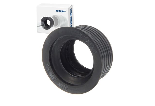 Gummimanschette für Abflussrohr Außen ø 40 mm x Innen ø 30 - 32 mm