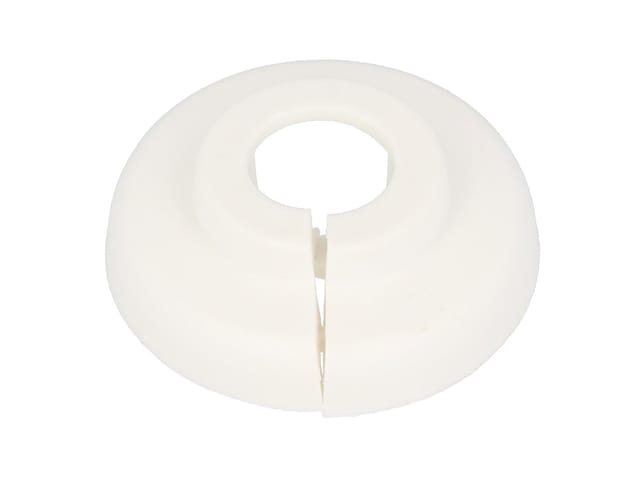 Scharnierrosette - weiß Loch: 12 mm x Aussen: 40 mm - Stedo