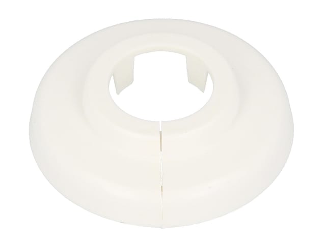 Scharnierrosette - weiß Loch: 18 mm x Aussen: 49 mm - Stedo