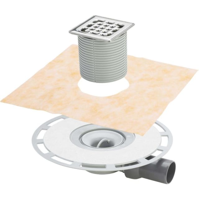 Alternative Haustechnik - Viega Badablauf 4939 DN15 Kunststoff grau