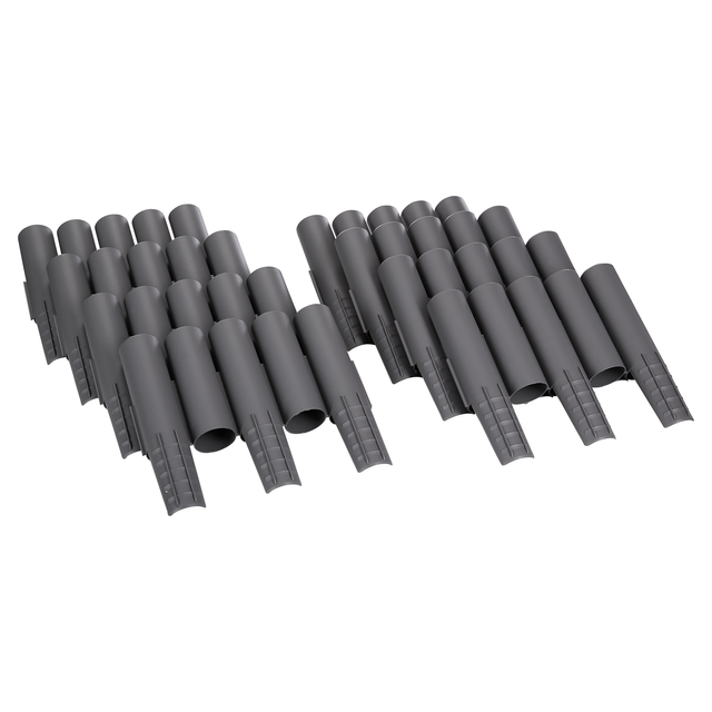 Prosperplast - Gartenpalisade anthrazit Beeteinfassung Beetumrandung Beetpalisade Rasenkante