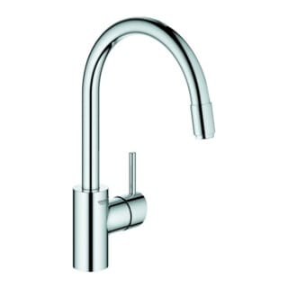Concetto 1-Loch-Einhand-Spültischbatterie Niederdruck Chrom, hoher Ausladung, ausziehbare L-Brause - Grohe