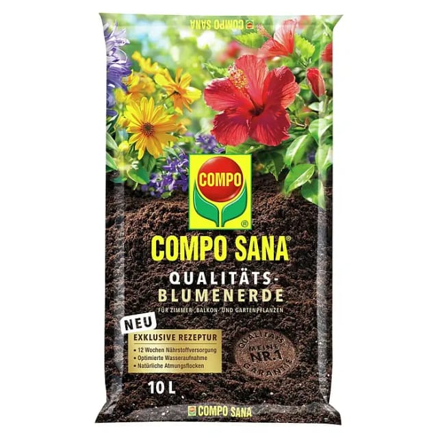 Blumenerde 10 Ltr. -Sana - Compo