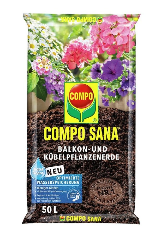 Balkon+Kübelpfl.erde 50 l Sana - Compo