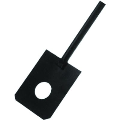 Kalkspaten Länge 1110 mm schwarz
