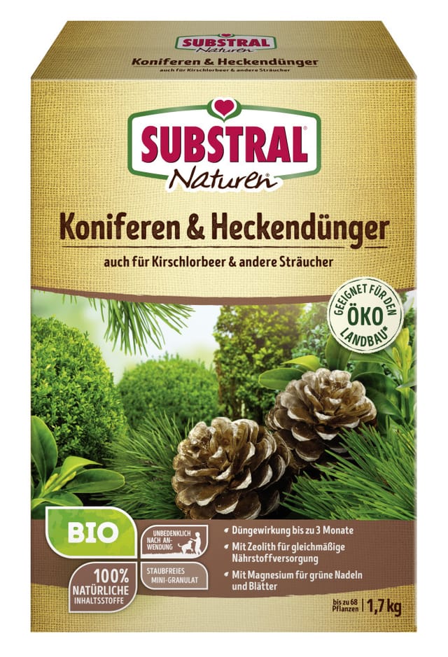 Naturen - Bio Koniferen- & Heckendünger 1,7 kg Blumendünger
