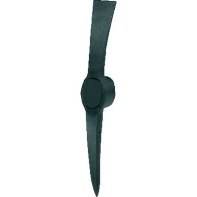Idealspaten Kreuzhacke, Stahl schwarz lackiert, 3 kg