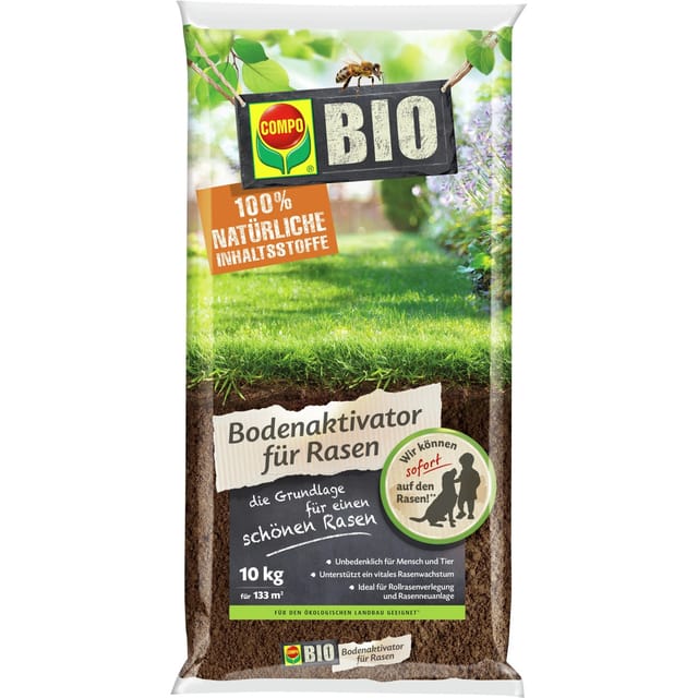 Bio Bodenaktivator für Rasen 10kg für 133m² - Compo