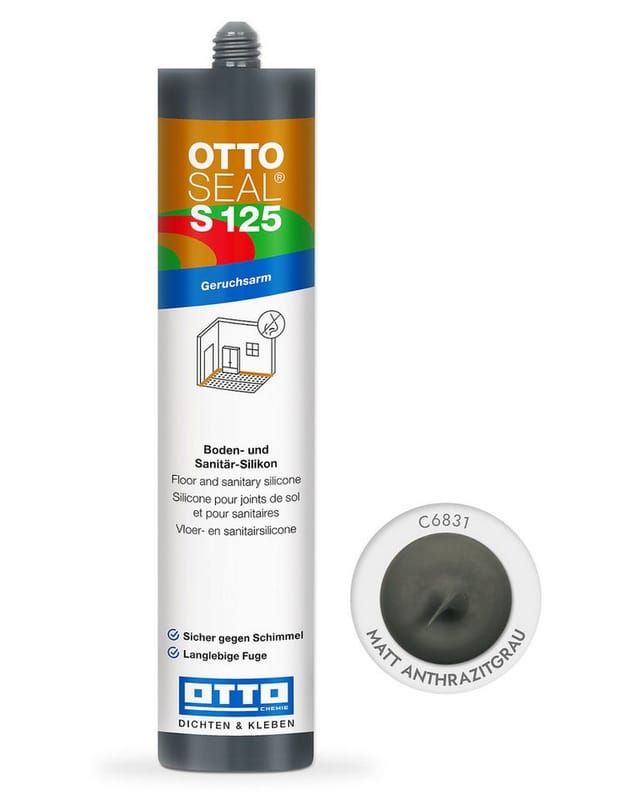 OTTOSEAL Silikon S-125 310ML C6831 MATT ANTHRAZITGRAU - 1250444