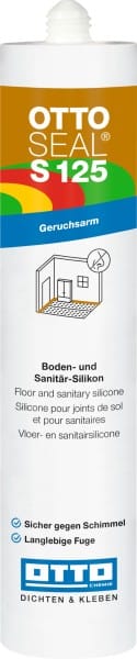 OTTOSEAL Silikon S-125 310ML C6645 MATT SILBERGRAU - 1250433