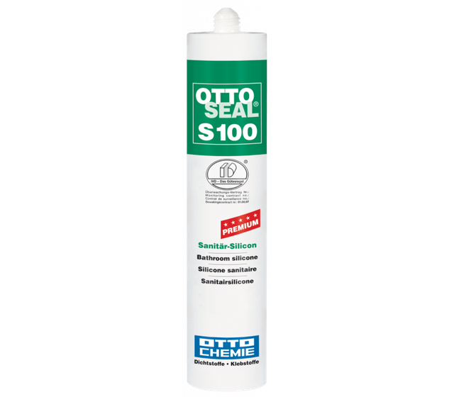 Ottoseal S100 Premium-Sanitär-Silikon 300ml C43 manhattan