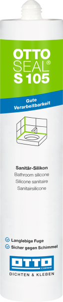 Ottoseal Silikon S-105 310ML C2044 sandgrau 18 - 1401496