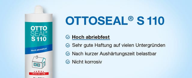 Ottoseal Silikon S-110 310ML C00 transparent - 1590400