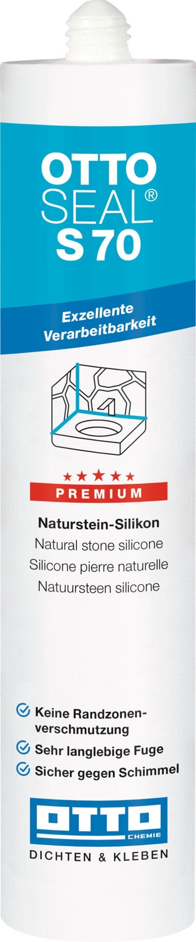 Ottoseal S70 Naturstein-Silikon 310ml C4720 galaxy
