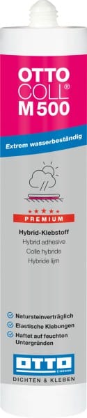 Ottocoll M500 wasserbeständiger Premium-Hybrid-Kleb- /Dichtstoff Schwarz