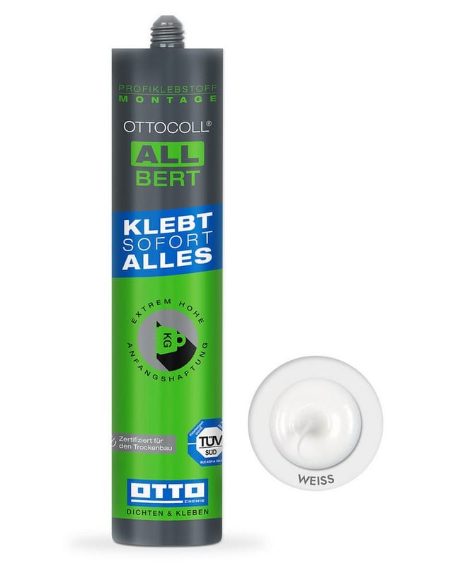 Ottocoll allbert Basis 290ml Kartusche weiß - weiß