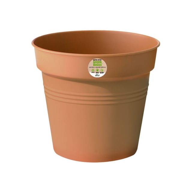 Elho - Pflanztopf Green Basics ø 35 x 32 cm terracotta Kunststofftöpfe