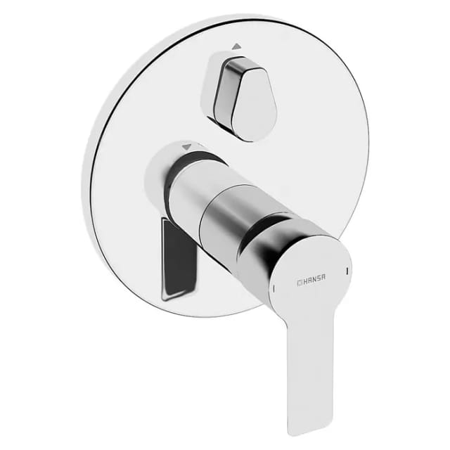 Wannenarmatur ligna 83859503 bluebox, runde Rosette, chrom - Hansa