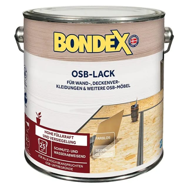 Osb Lack Seidenglänzend 2,50 l - 352498 - Bondex
