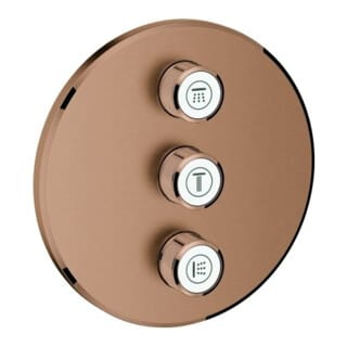 3-fach UP-Ventil Grohtherm Smart Control 29122 fms rund warm sunset geb.