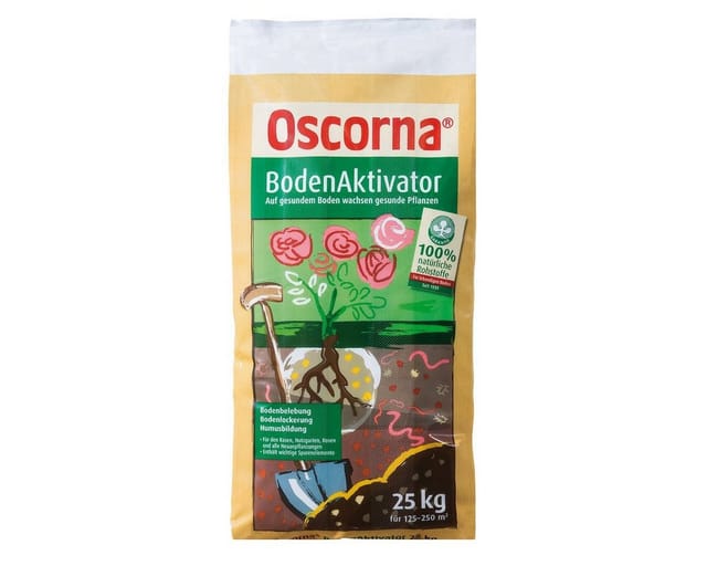 Oscorna - Bodenaktivator 25 kg Bodenverbesserer Rasen Obst Gemüse Blumen Dünger