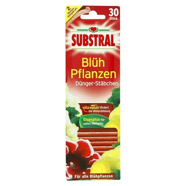 Substral Dünger-Stäbchen für Blühpflanzen - 30 Stück