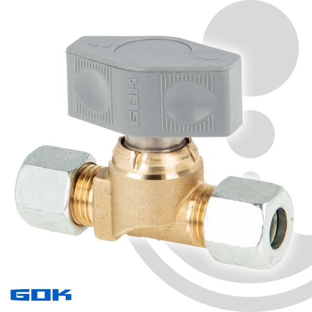 Gok Schnellschlussventil dsv für Gas- und Ölleitung für Rohr ø 10 mm (rvs 10) 03 702 00