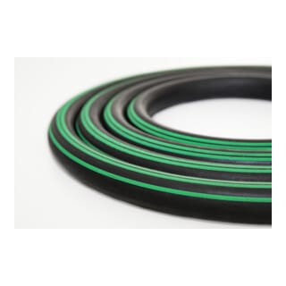FP - Vielzweckpremiumschlauch Supreme, 13x4,0mm schwarz 3 grüne Streifen 20bar, 50m s