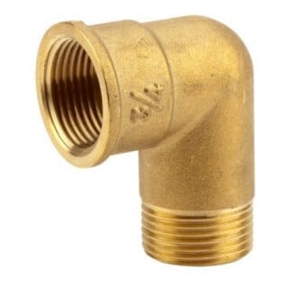 07283-20 Messing Winkelstück 24,2 mm (3/4') ig, 26,44 mm (3/4') ag - Gardena