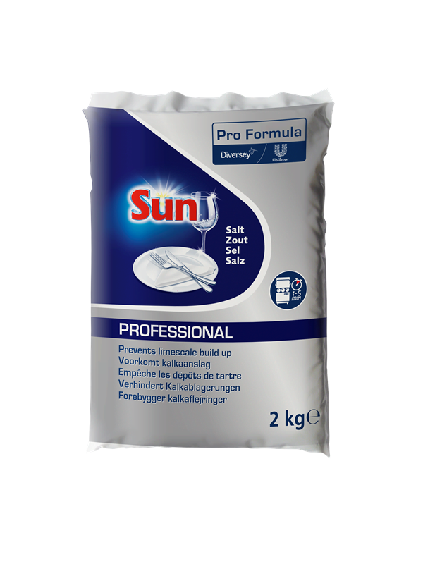 Spülmaschinensalz Professional 2 kg/Pack. Professional 2 kg/Pack.