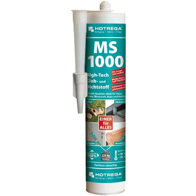 HOTREGA MS 1000 High-Tech Kleb- und Dichtstoff 290 ml (transp.)