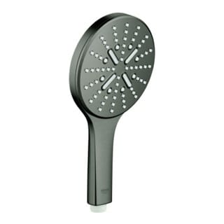 GROHE Handbrause Rainshower SmartActive 130 3 Strahlarten hard graphite gebürstet