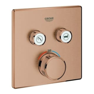 Grohe Grohtherm SmartControl Thermostat mit zwei Absperrventilen,
