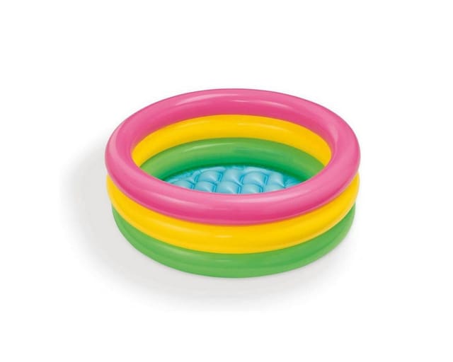 Babypool 3-Ring Baby Planschbecken aufblasbar - Intex
