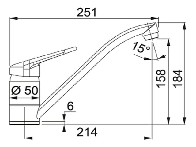 Franke - Küchenarmaturen - Spültisch Einhebelmischer fc 9541.424, Kaschmir 115.0470.655