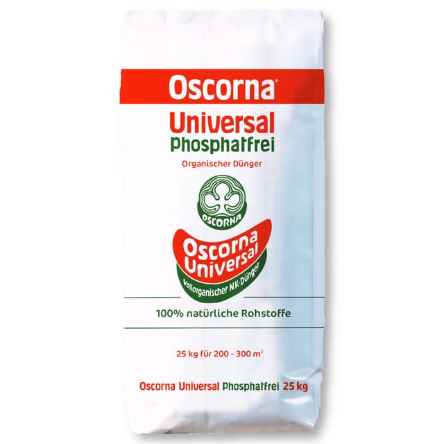 Oscorna - Universal Phosphatfrei 25 kg Rasendünger Obstdünger Gemüse