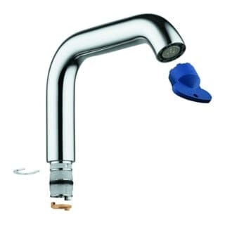 Grohe Rohrauslauf Chrom für Essence Einhand-Waschtischbatterie, L-size