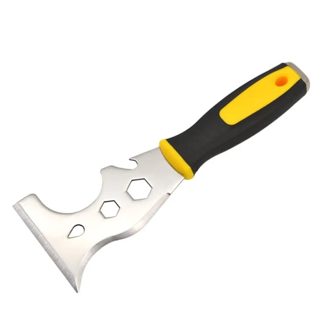 13-in-1 Edelstahl-Farbspachtel, Spachtelmesser, Dichtungsmasse-Entferner, Malerwerkzeug, Farbdosenöffner, Abbeizer