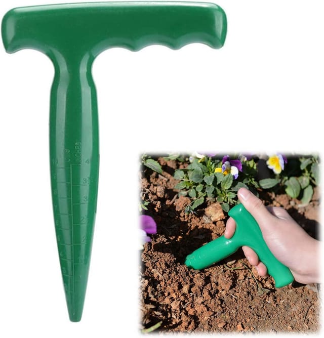 Tragbarer Bodenperforator, Perforator-setzlingswerkzeug, Kunststoffperforator, Kunststoffpflanzgefäß, Gartenperforator Zum Umpflanzen Von Gemüsepflanzen, 1 Stück Grün