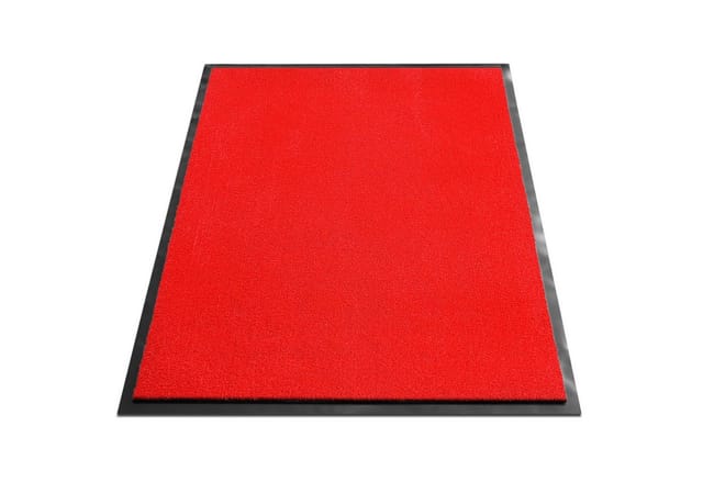 Schmutzfangmatte Monochrom Rot 40 x 60 cm
