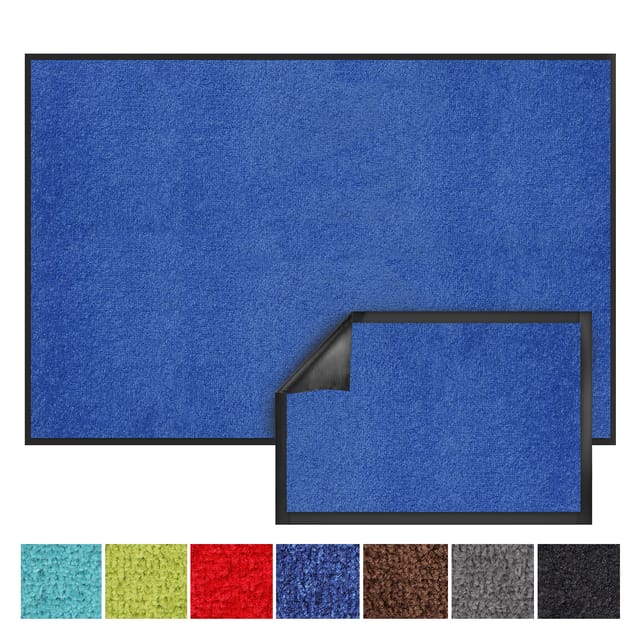 Schmutzfangmatte Monochrom Blau 40 x 60 cm