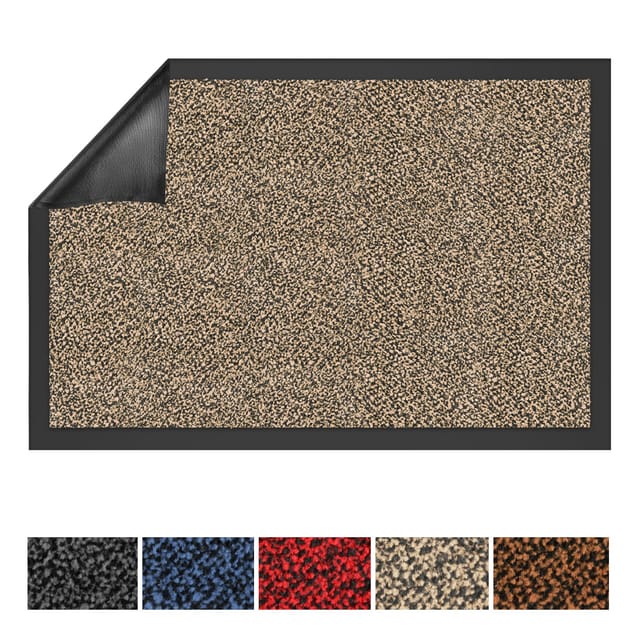 Karat - Antistatik-Schmutzmatte sky Performa Ocker-schwarz 60 x 180 cm
