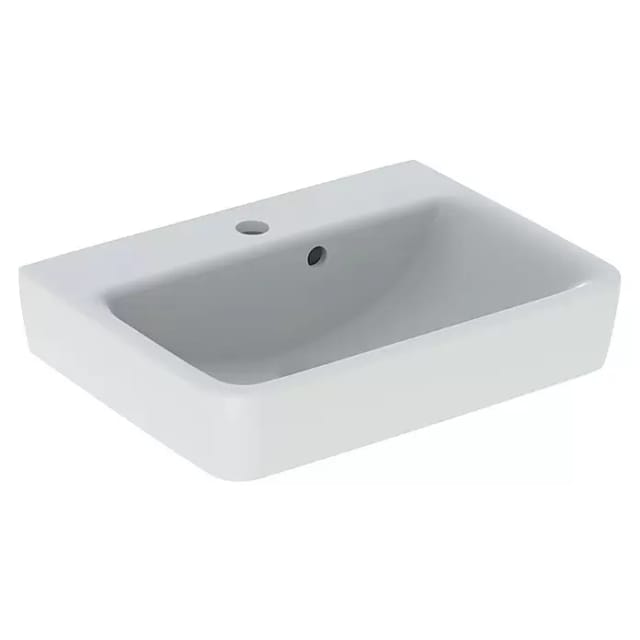 Keramag - Geberit Renova Plan, Aufsatz-Handwaschbecken , 50x38 cm, 1