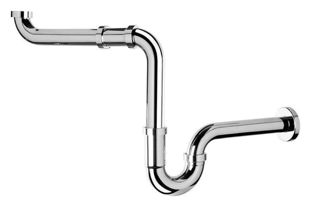 Sapho - Omp Tea Siphons - Siphon für Waschtisch Raumsparmodell, verchromt 126.013.5H