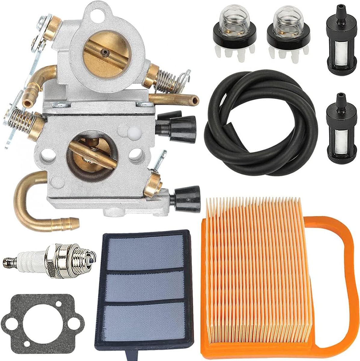 [french Days]sthil Ts420 Ts410 Ts410z Ts420z Carburateur Pour Scie À Béton, Remplacer Le N° C1q - S118 4238 - 120 - 0600 Par 4238 140 1800 Filtre À Air + Ligne De Carburant + Bougie D'Allumage
