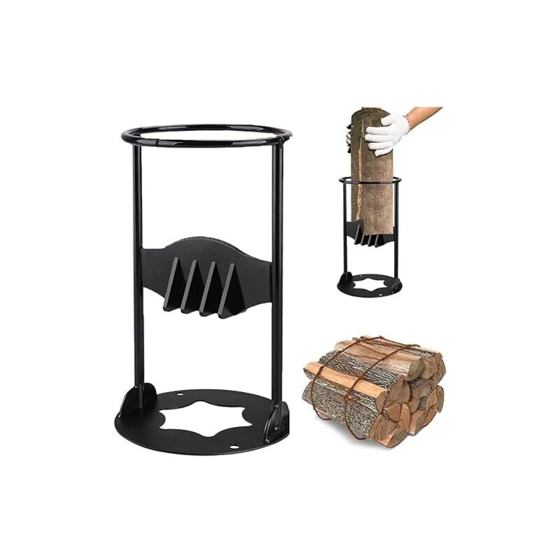 [french Days]déstockage Fendeuse Allumée Au Bois De Chauffage,fendeuse Bûches Manuelle,cale En Fonte Fendue Allumée Au Bois Chauffage ,black(21cm31cm)