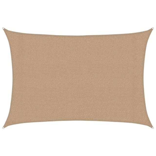 Sonnensegel 160 g/m² Taupe 3x4 m HDPE vidaXL